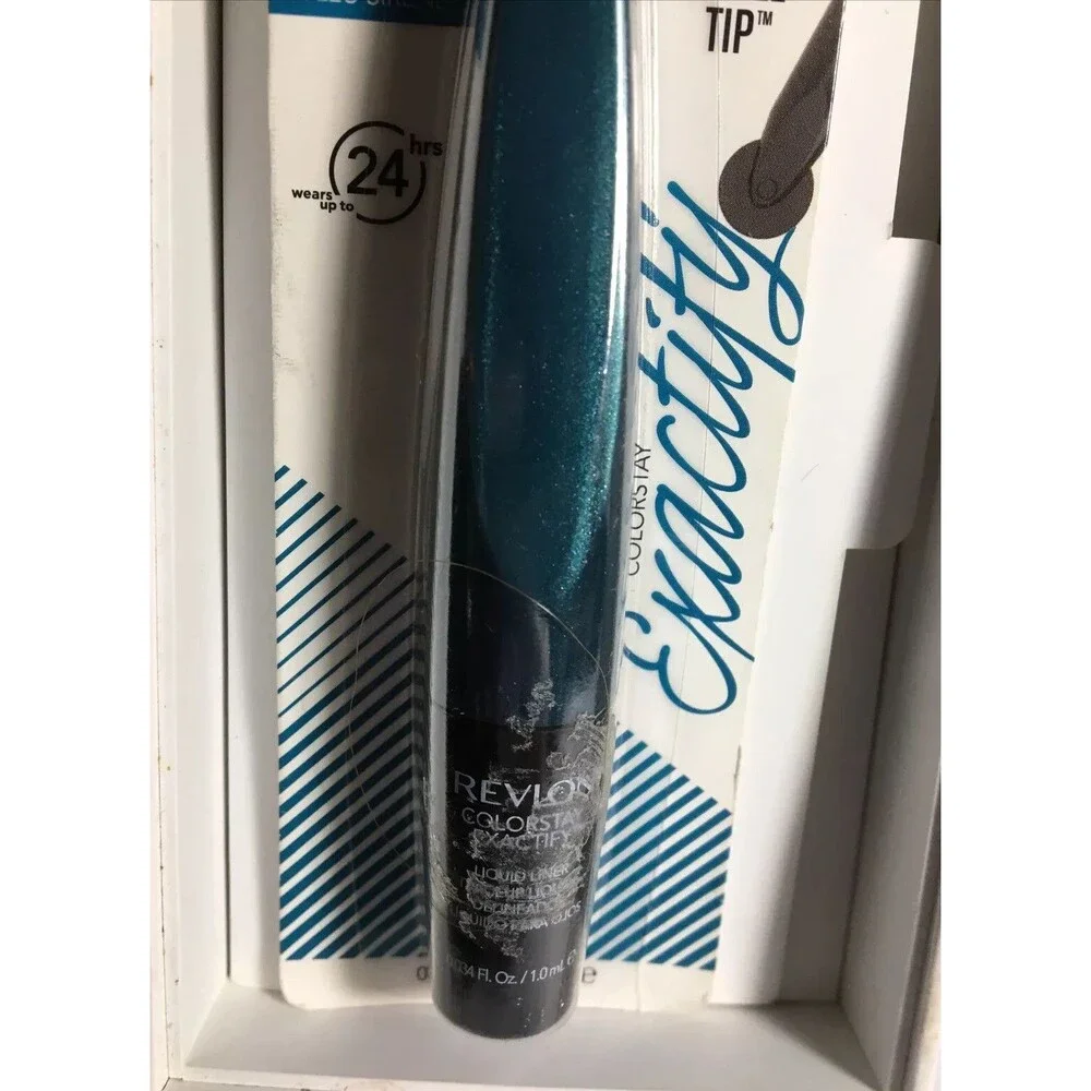 Revlon Colorstay Exactify Wheel Tip Liquid Liner 104 Mermaid Blue 0.03 fl oz NEW